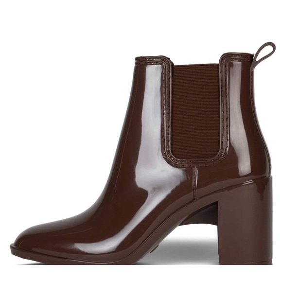 NWOB Jeffery Campbell Women's Ankle Block Heeled Rain Boots - Picture 2 of 11